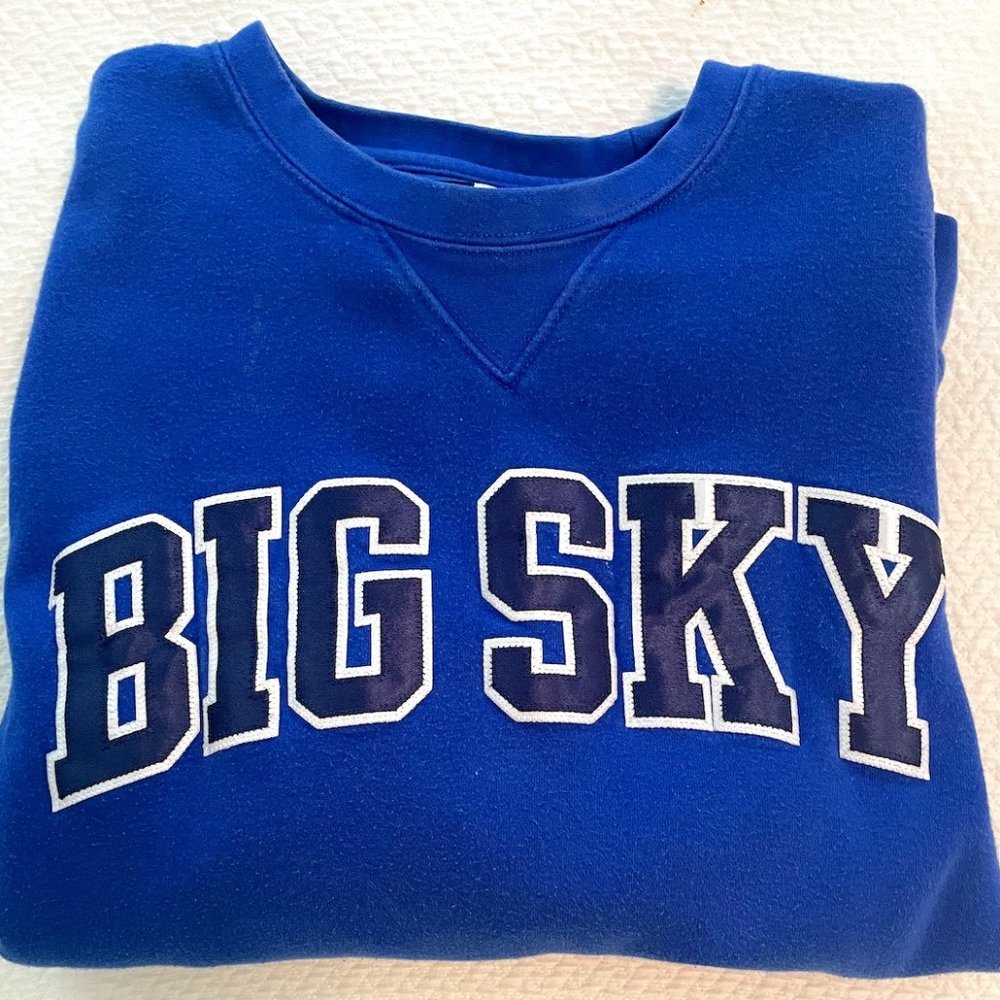 Royal Blue Big Sky Crewneck